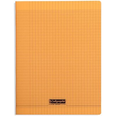 Calligraphe 18368C Un Cahier Agrafé Orange (une Marque de Clairefontaine) A4 21x29,7 cm 192 Pages Grands Carreaux Papier Blanc 90 g Couverture Polypro Transparent - Publicité Calligraphe 18368C Un Cahier Agrafé Orange (une Marque de Clairefontaine) A4 21x29,7 cm 192 Pages Grands Carreaux Papier Blanc 90 g Couverture Polypro Transparent - Publicité