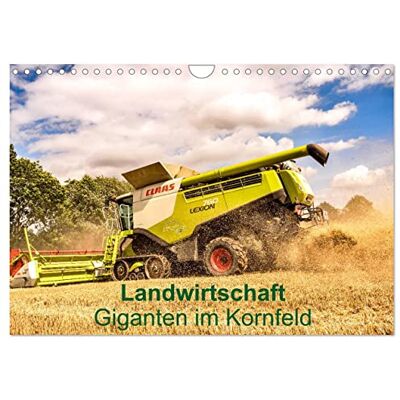CALVENDO Agriculture Des géants dans le champ de blé, Version française (Calendrier mural 2026 DIN A4 portrait), Calendrier mensuel - Publicité CALVENDO Agriculture Des géants dans le champ de blé, Version française (Calendrier mural 2026 DIN A4 portrait), Calendrier mensuel - Publicité
