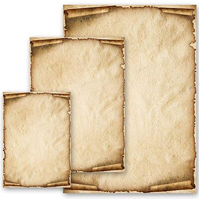 Paper-Media Papier à motif à lettres OLD STYLE 50 feuille de papier DIN A4 90g/m² - Publicité Paper-Media Papier à motif à lettres OLD STYLE 50 feuille de papier DIN A4 90g/m² - Publicité
