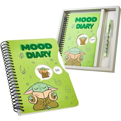 Disney The Mandalorian Agenda Baby Yoda, Journal Intime Enfant Ado avec Stickers et Stylo, Carnet Secret Fille Garcon - Publicité Disney The Mandalorian Agenda Baby Yoda, Journal Intime Enfant Ado avec Stickers et Stylo, Carnet Secret Fille Garcon - Publicité