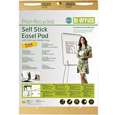 Bi-Office Earth Bloc de Papier pour Paperboard, A1, 30 Feuilles Auto-Adhésives et Repositionnables, 80g/m², Lot de 2 - Publicité Bi-Office Earth Bloc de Papier pour Paperboard, A1, 30 Feuilles Auto-Adhésives et Repositionnables, 80g/m², Lot de 2 - Publicité