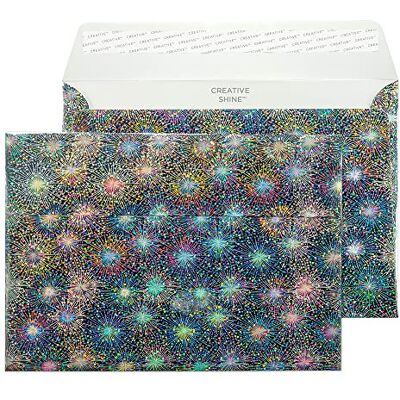 Blake Creative Shine C5 162 x 229 mm 140 g/m² Enveloppes Bande Adhésive (43EF397) Explosion de Feu d'Artifice Boîte de 10 - Publicité Blake Creative Shine C5 162 x 229 mm 140 g/m² Enveloppes Bande Adhésive (43EF397) Explosion de Feu d'Artifice Boîte de 10 - Publicité