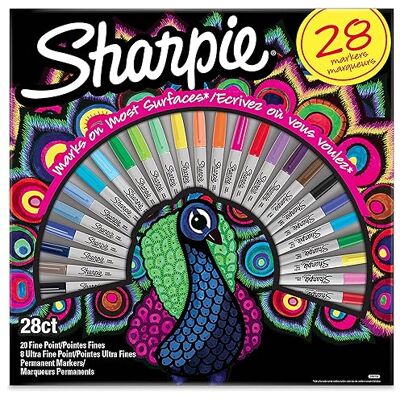 Sharpie BIG PACK PMKR PEACOCK BOX28 PE - Publicité Sharpie BIG PACK PMKR PEACOCK BOX28 PE - Publicité