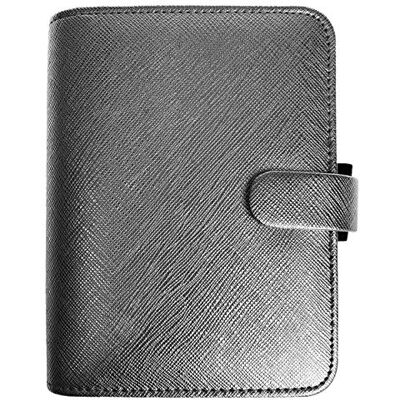 Filofax 2020 Organiseur de Poche, Saffiano, Argent métallisé - Publicité Filofax 2020 Organiseur de Poche, Saffiano, Argent métallisé - Publicité