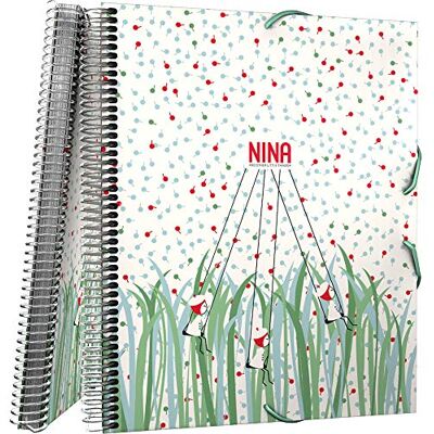 Grafoplás 39822416. Nina and other Little Things Classeur à pochettes à spirales avec 30 pochettes transparentes Format A4 - Publicité Grafoplás 39822416. Nina and other Little Things Classeur à pochettes à spirales avec 30 pochettes transparentes Format A4 - Publicité
