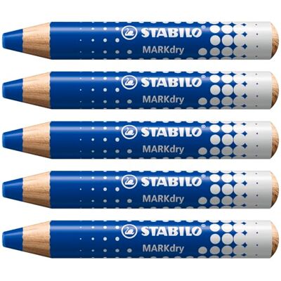 STABILO MARKdry 5 Marqueurs pour Tableau Blanc - Marqueurs - Publicité STABILO MARKdry 5 Marqueurs pour Tableau Blanc - Marqueurs - Publicité