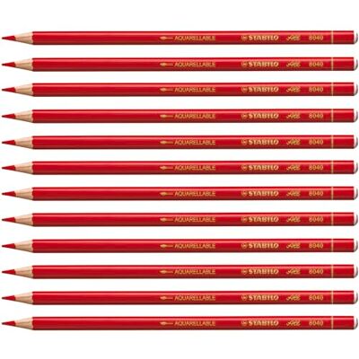 STABILO All crayon marqueur toutes surfaces Lot x 12 crayons Rouge - Publicité STABILO All crayon marqueur toutes surfaces Lot x 12 crayons Rouge - Publicité