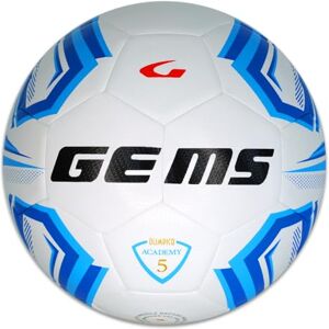GEMS Olympique Academy Unisex Ballon de Football récréatif Blanc/ZZURE Taille 5 - Publicité GEMS Olympique Academy Unisex Ballon de Football récréatif Blanc/ZZURE Taille 5 - Publicité