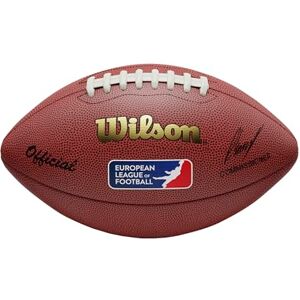 Wilson Ballon de Football Americain European League of Football Replica, Similicuir - Publicité Wilson Ballon de Football Americain European League of Football Replica, Similicuir - Publicité