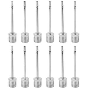 WOLMIK Lot de 12 aiguilles de pompe à ballon, aiguilles de gonflage pour pompe à ballon, pour basket-ball, football, rugby, volleyball et tous les autres ballons de sport - Publicité WOLMIK Lot de 12 aiguilles de pompe à ballon, aiguilles de gonflage pour pompe à ballon, pour basket-ball, football, rugby, volleyball et tous les autres ballons de sport - Publicité