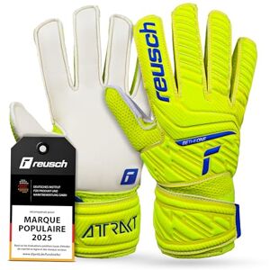 Gants de gardien pour enfants Reusch - Jaune de sécurité / Bleu profond / Blanc - Junior - Publicité Gants de gardien pour enfants Reusch - Jaune de sécurité / Bleu profond / Blanc - Junior - Publicité