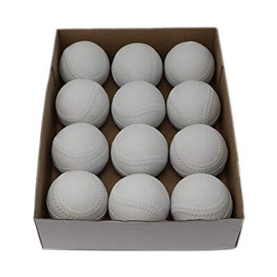 BARNETT A-119 Blanc Balle de Baseball Entrainement pour Machine à Lancer, Taille 9'', 1 douzaine - Publicité BARNETT A-119 Blanc Balle de Baseball Entrainement pour Machine à Lancer, Taille 9'', 1 douzaine - Publicité