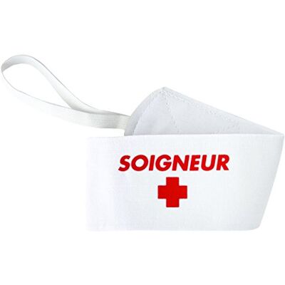Visiodirect Brassard Rugby soigneur Couleur Blanc et Soigneur en Rouge - Publicité Visiodirect Brassard Rugby soigneur Couleur Blanc et Soigneur en Rouge - Publicité
