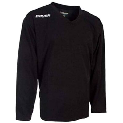 Bauer Flex Series Maillot d'entraînement de hockey sur glace – Noir – Coupe de but pour jeunes - Publicité Bauer Flex Series Maillot d'entraînement de hockey sur glace – Noir – Coupe de but pour jeunes - Publicité