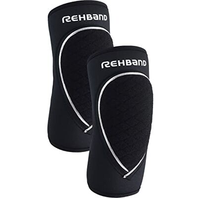 Rehband Coudière Noire, Protection de Coude en Néoprène pour le Handball et le Volley-ball, Coudière pour Sports en Salle Unisexe, Couleur:Noir 1 Paire, Taille:S - Publicité Rehband Coudière Noire, Protection de Coude en Néoprène pour le Handball et le Volley-ball, Coudière pour Sports en Salle Unisexe, Couleur:Noir 1 Paire, Taille:S - Publicité