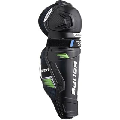 Bauer X II Protège-tibias de hockey sur glace Junior 11 - Publicité Bauer X II Protège-tibias de hockey sur glace Junior 11 - Publicité