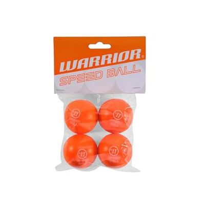 Warrior Lot de 4 mini balles de hockey Orange - Publicité Warrior Lot de 4 mini balles de hockey Orange - Publicité