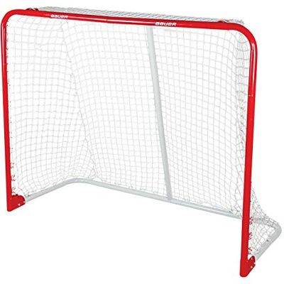 Bauer Performance Cage de But Pliable en Acier 137 x 111,9 cm, Rouge - Publicité Bauer Performance Cage de But Pliable en Acier 137 x 111,9 cm, Rouge - Publicité