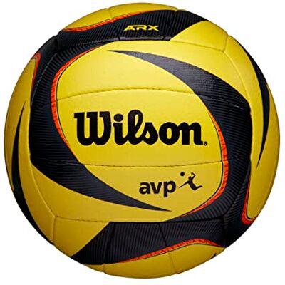 Wilson - AVP ARX - Jaune/Noir - officiel - Volley-ball - Publicité Wilson - AVP ARX - Jaune/Noir - officiel - Volley-ball - Publicité