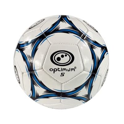 Optimum - Classico - Size 5 - Noir/Bleu - Football - Publicité Optimum - Classico - Size 5 - Noir/Bleu - Football - Publicité