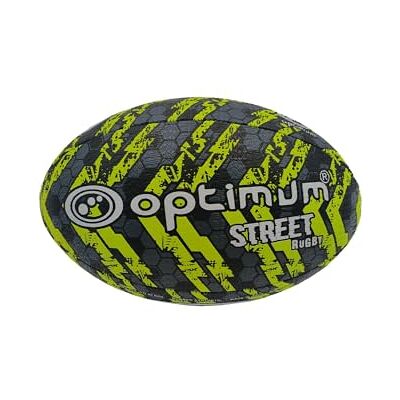 Optimum Street II Ballon Entraînement de Rugby Ballon de football résistant aux intempéries avec adhérence des pneus à haute traction pour un toucher et un contrôle totaux - Publicité Optimum Street II Ballon Entraînement de Rugby Ballon de football résistant aux intempéries avec adhérence des pneus à haute traction pour un toucher et un contrôle totaux - Publicité