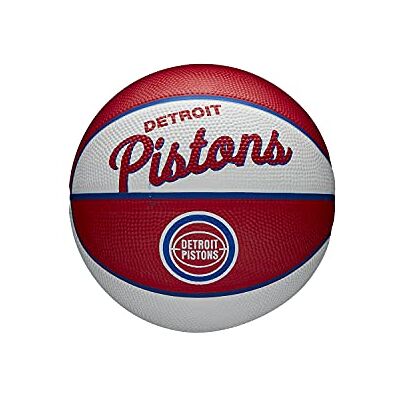 Wilson - Mini NBA Detroit Pistons Team Retro Exterior - Adultes - Basketball - Publicité Wilson - Mini NBA Detroit Pistons Team Retro Exterior - Adultes - Basketball - Publicité