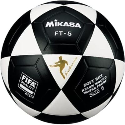Mikasa Goal Master Soccer Ball Size 5 Official Footvolley Ball White Black - Publicité Mikasa Goal Master Soccer Ball Size 5 Official Footvolley Ball White Black - Publicité