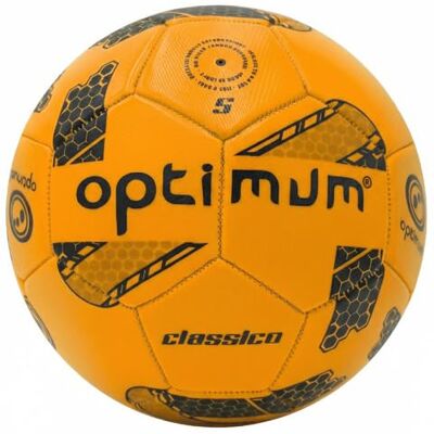 OPTIMUM Classico Ballon de Football Toutes Conditions Météorologiques PVC au Toucher Doux et Élégant, Pression Uniforme, Adapté à Tous Les Terrains, pour Les Footballeurs de Tous Âges - Publicité OPTIMUM Classico Ballon de Football Toutes Conditions Météorologiques PVC au Toucher Doux et Élégant, Pression Uniforme, Adapté à Tous Les Terrains, pour Les Footballeurs de Tous Âges - Publicité
