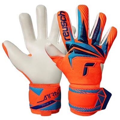 Reusch Gants de Gardien de But pour Hommes Adultes adhérence Extra Forte, Coupe ajustée et Grande stabilité Respirants pour l'entraînement et Les matchs Attrakt Gold X NC - Publicité Reusch Gants de Gardien de But pour Hommes Adultes adhérence Extra Forte, Coupe ajustée et Grande stabilité Respirants pour l'entraînement et Les matchs Attrakt Gold X NC - Publicité