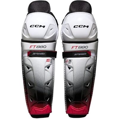 CCM JetSpeed FT880 Protège-tibias de hockey sur glace senior - Publicité CCM JetSpeed FT880 Protège-tibias de hockey sur glace senior - Publicité
