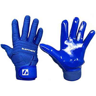BARNETT Bleu Gants de Football américain de Linemen Pro, OL,DL (XL) - Publicité BARNETT Bleu Gants de Football américain de Linemen Pro, OL,DL (XL) - Publicité