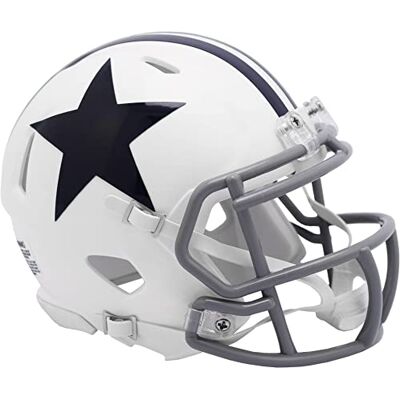 Riddell Mini Football Casque Speed Dallas Cowboys 1960-63 - Publicité Riddell Mini Football Casque Speed Dallas Cowboys 1960-63 - Publicité