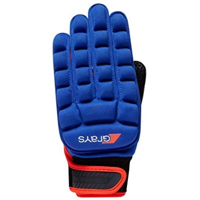 Gants de hockey GRAYS International Pro, bleu marine, Junior M - Publicité Gants de hockey GRAYS International Pro, bleu marine, Junior M - Publicité