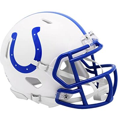 Riddell Mini Football Casque Speed Indianapolis Colts Colts - Publicité Riddell Mini Football Casque Speed Indianapolis Colts Colts - Publicité