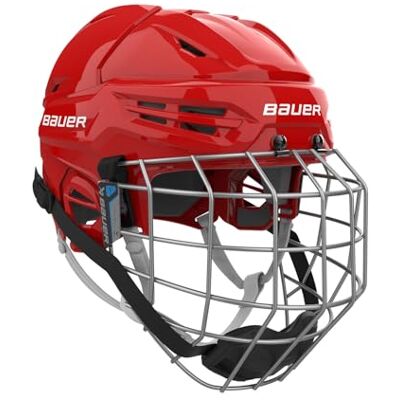 Bauer Re-Akt 55 Combo Senior Casque de Hockey sur Glace - Publicité Bauer Re-Akt 55 Combo Senior Casque de Hockey sur Glace - Publicité