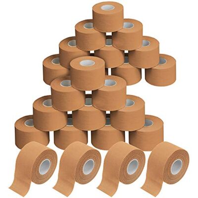 ALPIDEX Strap Sport 24 Rouleaux 3,8 cm x 10 m Football Handball Rugby Rigide, Non Élastique, Coton, Oxyde de Zinc, Hockey, Doigts, Poignet, Cheville, Imperméable, Boxe, Escalade - Publicité ALPIDEX Strap Sport 24 Rouleaux 3,8 cm x 10 m Football Handball Rugby Rigide, Non Élastique, Coton, Oxyde de Zinc, Hockey, Doigts, Poignet, Cheville, Imperméable, Boxe, Escalade - Publicité
