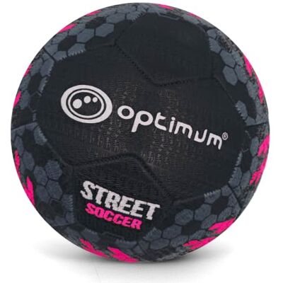 Optimum Street II Ballon Entraînement de Rugby Ballon de football résistant aux intempéries avec adhérence des pneus à haute traction pour un toucher et un contrôle totaux - Publicité Optimum Street II Ballon Entraînement de Rugby Ballon de football résistant aux intempéries avec adhérence des pneus à haute traction pour un toucher et un contrôle totaux - Publicité