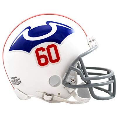 New England Patriot Throwback (1960) Mini Helmet by Riddell - Publicité New England Patriot Throwback (1960) Mini Helmet by Riddell - Publicité