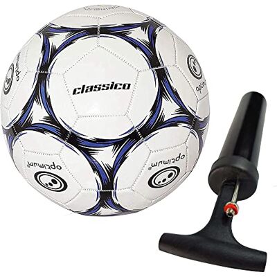 OPTIMUM Classico Ballon de Football Toutes Conditions Météorologiques PVC au Toucher Doux et Élégant, Pression Uniforme, Adapté à Tous Les Terrains, pour Les Footballeurs de Tous Âges - Publicité OPTIMUM Classico Ballon de Football Toutes Conditions Météorologiques PVC au Toucher Doux et Élégant, Pression Uniforme, Adapté à Tous Les Terrains, pour Les Footballeurs de Tous Âges - Publicité