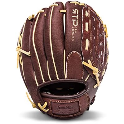 Franklin Sports RTP Pro Gant de Baseball pour Adulte et Adolescent Droite Camel - Publicité Franklin Sports RTP Pro Gant de Baseball pour Adulte et Adolescent Droite Camel - Publicité