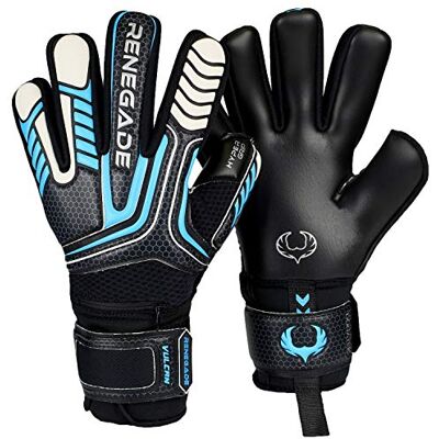 Renegade GK Vulcan Gants De Gardien De But (Tailles 6-11, Level 3) 3.5+3MM Hyper Grip & Pro-Tek Fingersaves Gant de Football Polyvalent Gant Gardien de But Adulte, Homme, Junior - Publicité Renegade GK Vulcan Gants De Gardien De But (Tailles 6-11, Level 3) 3.5+3MM Hyper Grip & Pro-Tek Fingersaves Gant de Football Polyvalent Gant Gardien de But Adulte, Homme, Junior - Publicité