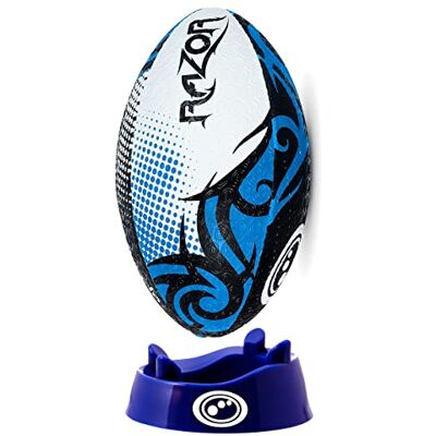 Optimum Razor Ballon de Rugby – Parfait pour l'entraînement et Le Jeu, Excellent vol et rétention d'air, Surface alvéolée en Caoutchouc pour la Prise en Main, 2 Plis, 410 g - Publicité Optimum Razor Ballon de Rugby – Parfait pour l'entraînement et Le Jeu, Excellent vol et rétention d'air, Surface alvéolée en Caoutchouc pour la Prise en Main, 2 Plis, 410 g - Publicité