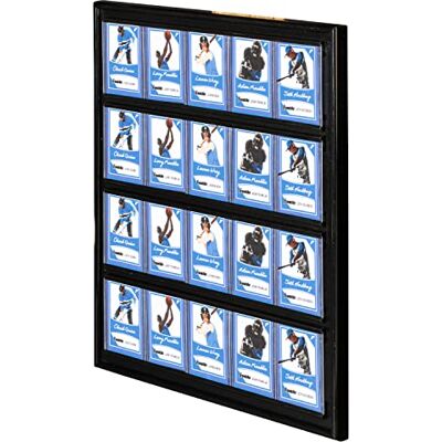 Franklin Sports Cadre d'affichage de Cartes de Baseball + à Collectionner – Présentoir de Cartes pour Le Sport, collectionneur + Cartes à Collectionner – Vitrine Murale pour Cartes – 20 chargeurs - Publicité Franklin Sports Cadre d'affichage de Cartes de Baseball + à Collectionner – Présentoir de Cartes pour Le Sport, collectionneur + Cartes à Collectionner – Vitrine Murale pour Cartes – 20 chargeurs - Publicité