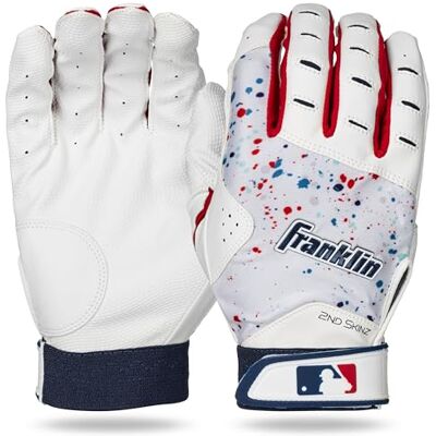 Franklin Sports 2nd-Skinz Gants de Batteur - Publicité Franklin Sports 2nd-Skinz Gants de Batteur - Publicité