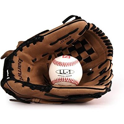 Barnett GBSL-3 set de baseball gant cuir balle junior (SL-110,LL-1) - Publicité Barnett GBSL-3 set de baseball gant cuir balle junior (SL-110,LL-1) - Publicité