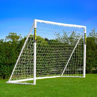 FORZA But de Football en PVC de 2,4 m x 1,8 m Cage de Foot de Jardin Résistante aux Intempéries Mur de Tir, Ballon et Sac en Option Entraînement à la Maison - Publicité FORZA But de Football en PVC de 2,4 m x 1,8 m Cage de Foot de Jardin Résistante aux Intempéries Mur de Tir, Ballon et Sac en Option Entraînement à la Maison - Publicité