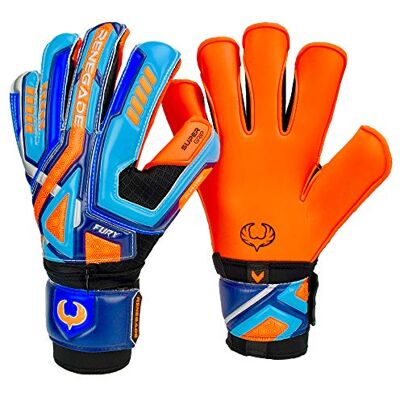 Renegade GK Fury Gants De Gardien De But (Tailles 7-11, Level 4) 4+3MM Giga Grip & Pro-Tek Fingersaves Excellent Poigne & Protection Gant Gardien de But Adulte, Homme, Junior - Publicité Renegade GK Fury Gants De Gardien De But (Tailles 7-11, Level 4) 4+3MM Giga Grip & Pro-Tek Fingersaves Excellent Poigne & Protection Gant Gardien de But Adulte, Homme, Junior - Publicité
