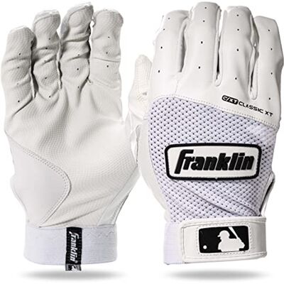 Franklin Sports Digitek Paire de Gants de Baseball Blanc/Blanc Taille L - Publicité Franklin Sports Digitek Paire de Gants de Baseball Blanc/Blanc Taille L - Publicité