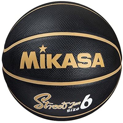 Mikasa Ballon de basket-ball Taille 6 Caoutchouc Noir/doré Pression interne recommandée : 3,5 4,6 psi (0,22 0,32 kgf/cm²) - Publicité Mikasa Ballon de basket-ball Taille 6 Caoutchouc Noir/doré Pression interne recommandée : 3,5 4,6 psi (0,22 0,32 kgf/cm²) - Publicité