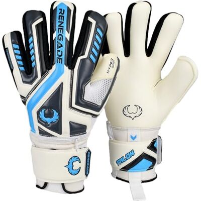 Renegade GK Talon Gants De Gardien De But avec Microbe-Guard (Tailles 5-11, Lvl 2) 3+3MM Hyper Grip & Fingersaves Grand Gant de Football pour Débutants Une Option Très Durable, Homme, Junior - Publicité Renegade GK Talon Gants De Gardien De But avec Microbe-Guard (Tailles 5-11, Lvl 2) 3+3MM Hyper Grip & Fingersaves Grand Gant de Football pour Débutants Une Option Très Durable, Homme, Junior - Publicité
